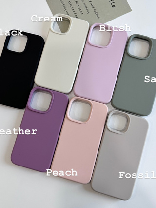 เคส สำหรับ ไอโฟน เคสซิลิโคน สินค้าพร้อมส่งจากไทย สำหรับ Iphone 14 13 12 11 Pro max เคสสีพื้น พรีเมี่ยม TPU-R1830 ซีซั่น