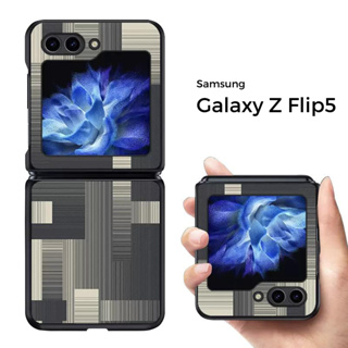 เคสโทรศัพท์มือถือ Samsung Galaxy Z Flip5, Z Flip4, Z Flip3 สไตล์อินเทรนด์ลายไล่ระดับสี เท่มาก