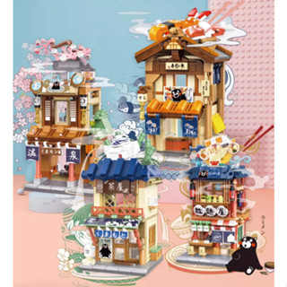 ชุดตัวต่อ Inbrixx x Kumamon Building Blocks : Food Shop Series