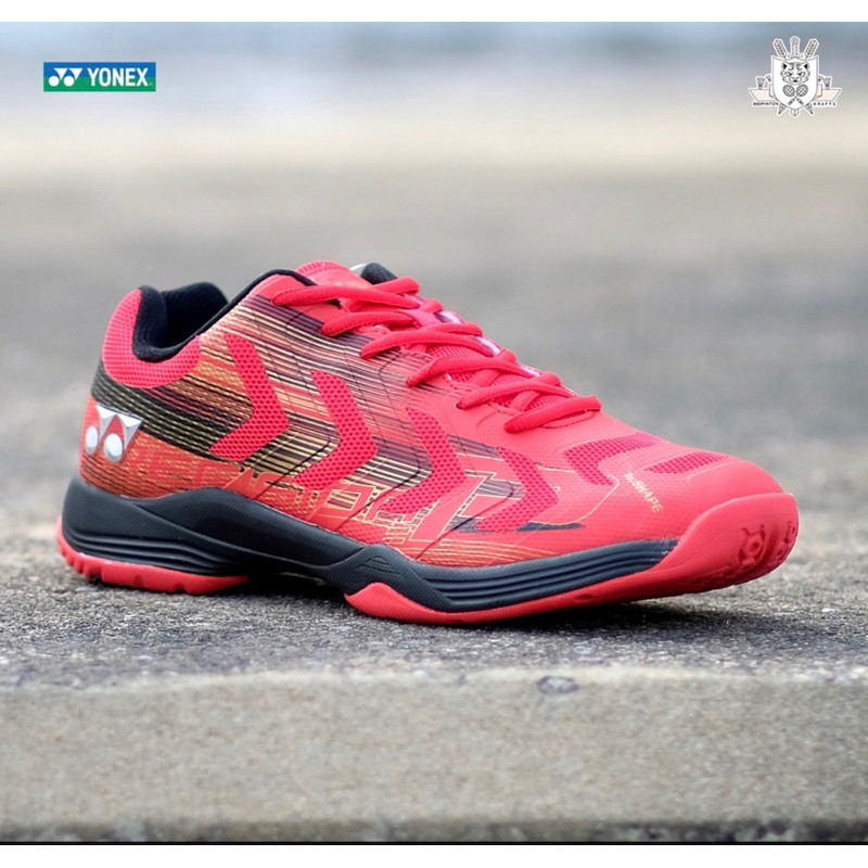 รองเท้าแบดมินตัน-yonex-precision2-red