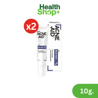 (แพ็ค 2) ACNE-AID SCAR CARE GEL ขนาด 10G แอคเน่-เอด สการ์เจล ช่วยลดเลือนรอยแผลเป็นจากสิว ขนาด 10 กรัม