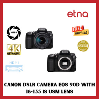 Canon DSLR Camera [EOS 90D] with 18-135 is USM Lens