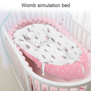 เก้าอี้เด็กแบบพกพาพับได้ Baby Nest Bed Sleeper Soft ทารกแรกเกิดเตียง Bassinet Mattress  NAVEE~