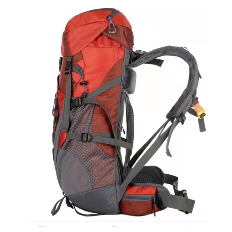 ฟthe-north-face-backpack-t60l-รุ่นเสริมโครงเหล็ก-แถมผ้าคลุมกันฝน