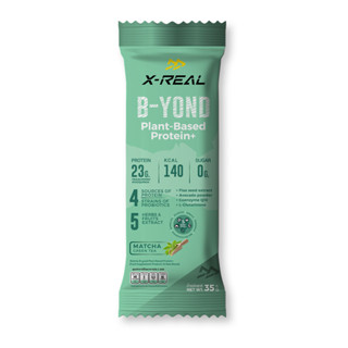 X-REAL Matcha B-Yond Plant Based Protein+ โปรตีนพืช Bananarun