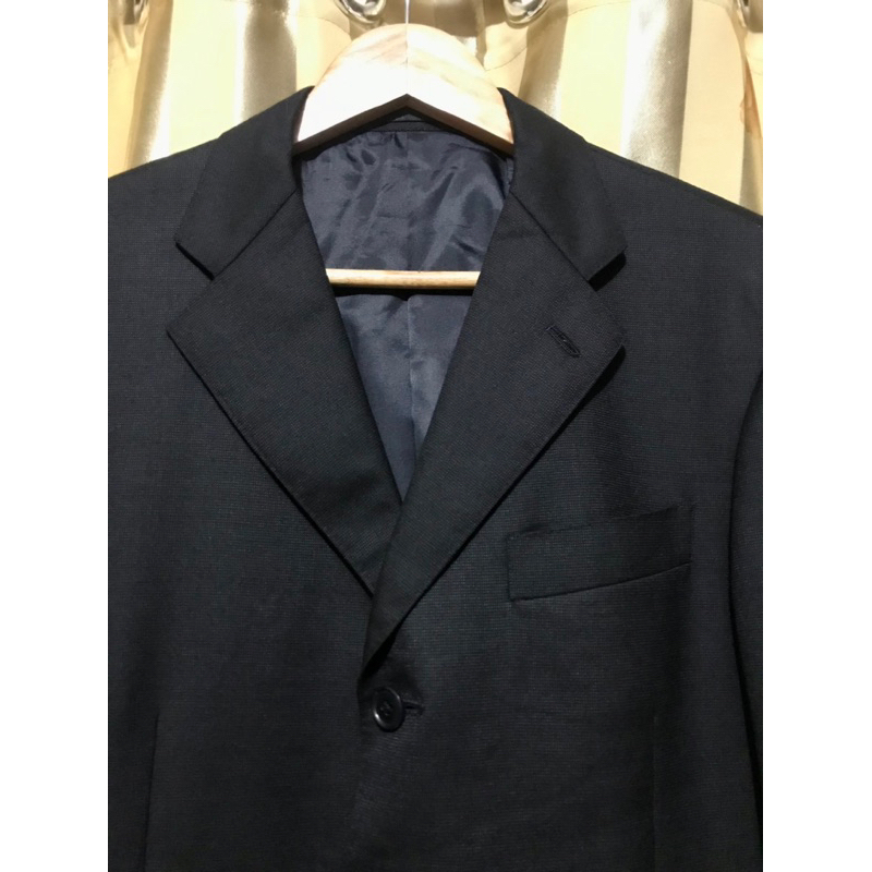 santa-barbara-polo-amp-racquet-club-black-tailored-jacket-blazer-suit-สูท-เบลเซอร์-สีดำแบรนด์โปโล-สูทสีดำ-สูททำงาน