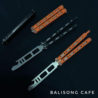 ลดพิเศษ! 50% Balisong มีดควง บาลิซอง Trainer tools Mirror B แถมซองผ้า