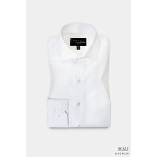 Cotton White O/F Heavy Edge Spread Collar Shirt - เสื้อเชิ้ตผ้าคอตตอนสีขาว