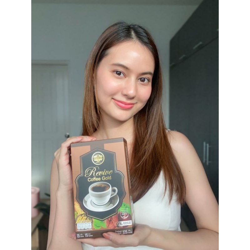 Revive Coffee Gold รีไวว์ ค็อฟฟี่โกลด์ กาแฟเพื่อสุขภาพ | Shopee Thailand
