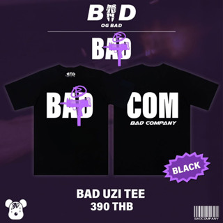 " UZI TEE "by BADCOM เสื้อยืดสกรีนลายเท่ๆ สตรีทแฟชั่น