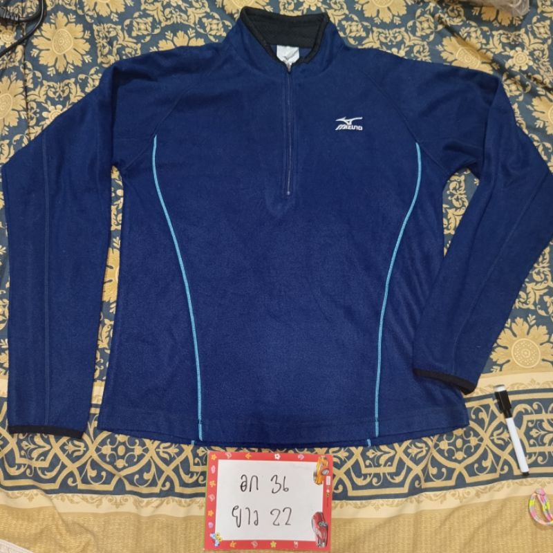 mizuno-fleece-breath-thermo-เสื้อกันหนาวผ้าฟรี๊ซ-แบรนด์แท้-มือสอง