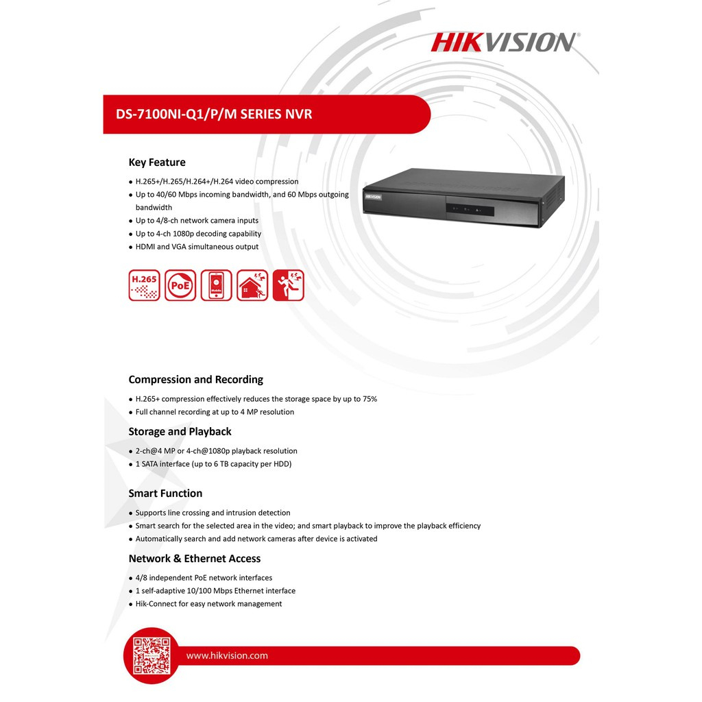 hikvision-ชุดกล้องวงจรปิด8ตัว-2ล้านพิกเซล-รุ่น-ds-2cd1021g0-i-เครื่องบันทึกแบบpoe-ไม่ต้องเดินสายไฟพร้อมอุปกรณ์ติดตั้ง