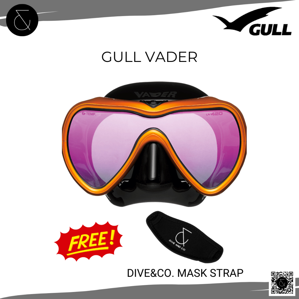 gull-vader-หน้ากากดำน้ำเหมาะกับคนเอเชีย-แถมฟรี-mask-strap-มูลค่า-290-บาท