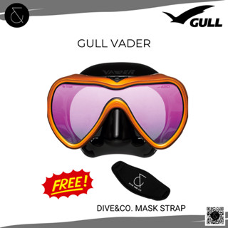 GULL - VADER หน้ากากดำน้ำเหมาะกับคนเอเชีย 🔺แถมฟรี Mask Strap มูลค่า 290 บาท