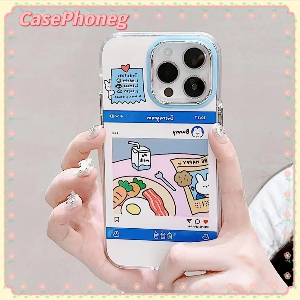 casephoneg-ความคิดสร้างสรรค์-เส้นขอบโปร่งใส-การ์ตูน-iphone-11-14pro-max-ป้องกันการหล่น-ขอบเต็ม-case-for-iphone-12-13