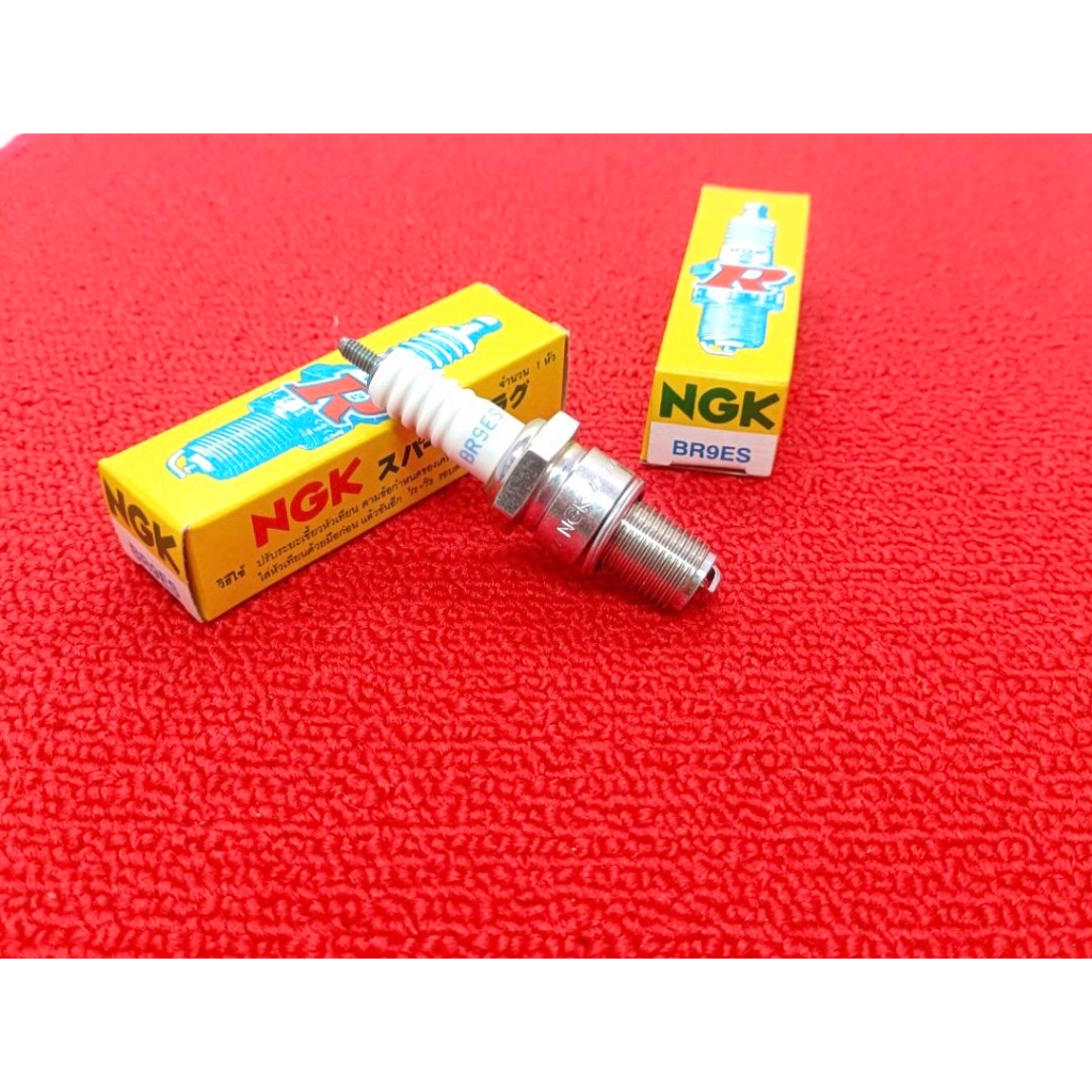 หัวเทียน-ngk-b9ecs-honda-n-pro-กล่องแดง-หัวเทียนbr9es-ngk-กล่องเหลือง