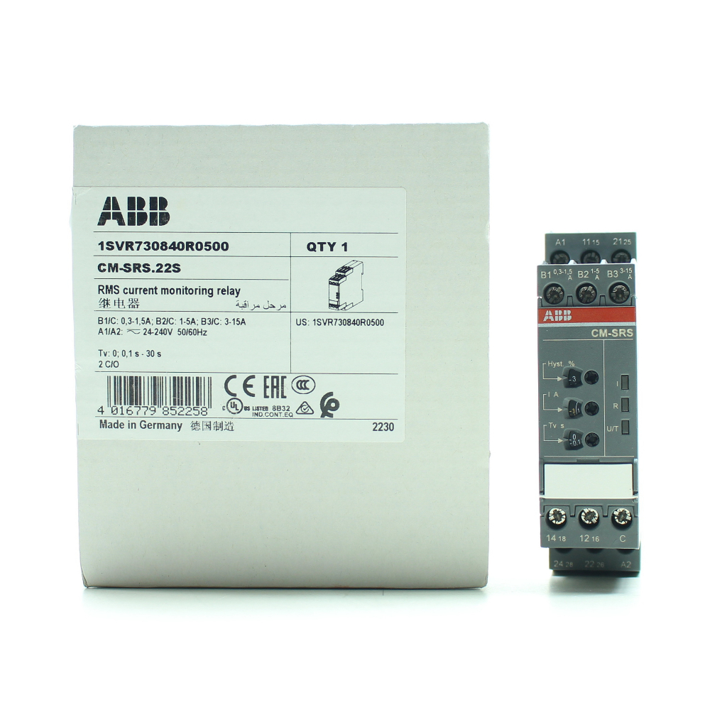 cm-srs-22s-abb-1svr730840r0500-abb-single-phase-monitoring-relay-cm-range-abb-rms-current-monitoring-relay