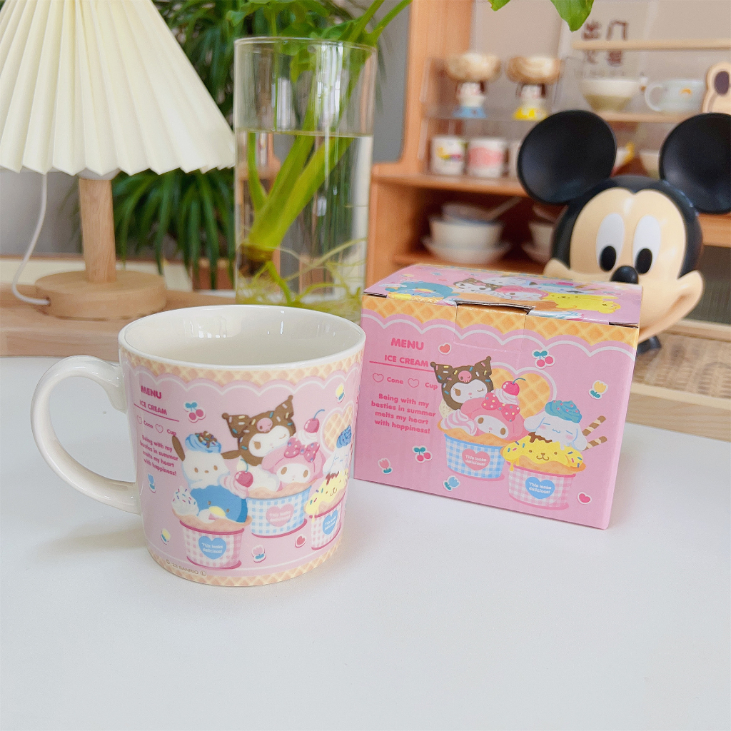 พร้อมส่ง-sanrio-ceramic-mug-แก้วเซรามิค-แก้วน้ำ