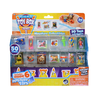 (ของแท้100%) Worlds Smallest Micro Toy Box Series 1 Mini Collectibles 20 Pack