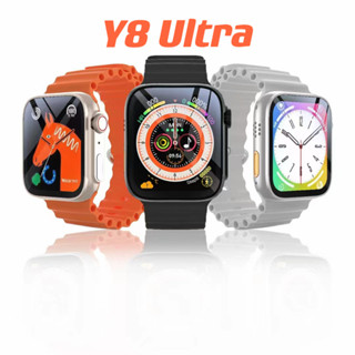 สมาร์ทวอทช์ Y8 Ultra Smartwatch Waterproof สมาร์ทวอทช์ สนับสนุนการว่ายน้ํา สัมผัสได้เต็มจอ รองรับภาษาไท วัดออกซิเจนในเลื