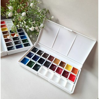 สีน้ำwinsor&amp;newton cotman 20 สี แพน 2 ml. บีบแบ่งใส่แพน พร้อมส่ง ไม่ต้องรอนาน