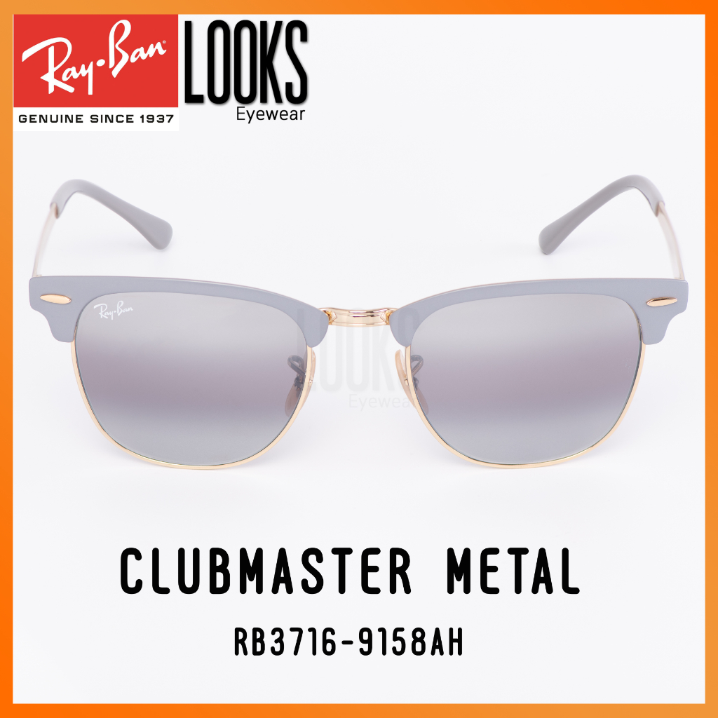 ray-ban-clubmaster-metal-rb3716-9158ah-แว่นกันแดด-sunglasses