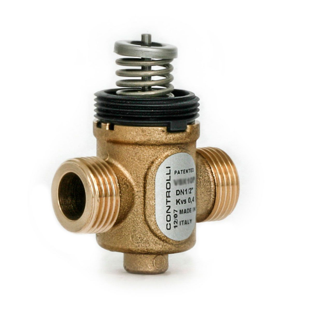 VSXT1P 2 way brass valve 1/2