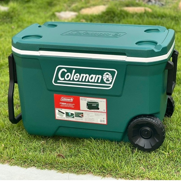 กระติกน้ำแข็ง Coleman Xtreme Wheel Cooler 62Qt Evergreen | Shopee Thailand