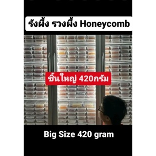 เช็ครีวิวสินค้ารังผึ้ง Sizeใหญ่ 420กรัม รวงผึ้ง Honeycomb ออแกนิค แท้100% รังผึ้งสด รังผึ้งแท้ รวงผึ้งแท้ รวงผึ้งสด