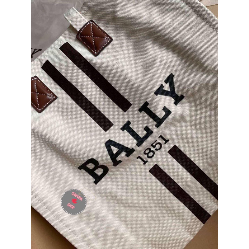 bally-tote-canvas-bag-bally-พรีเมี่ยมกิ๊ฟแท้