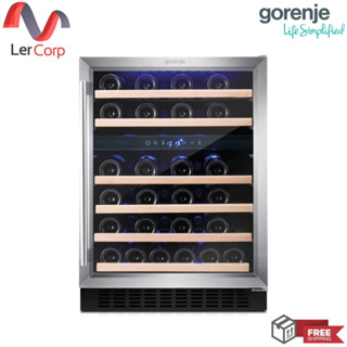 [0% 10 เดือน] (Gorenje) ตู้แช่ไวน์ วางได้ 46 ขวด WCIU609BA2