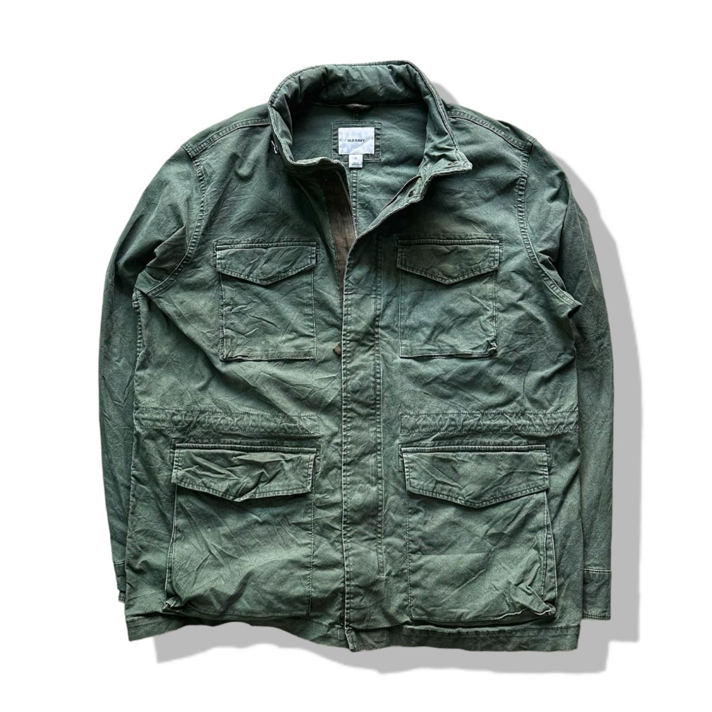 Casquette Old Navy 'Stay Rad' - Vert Armée, Style Snap Back - Modèle Thunderbolt M54 - Occasion