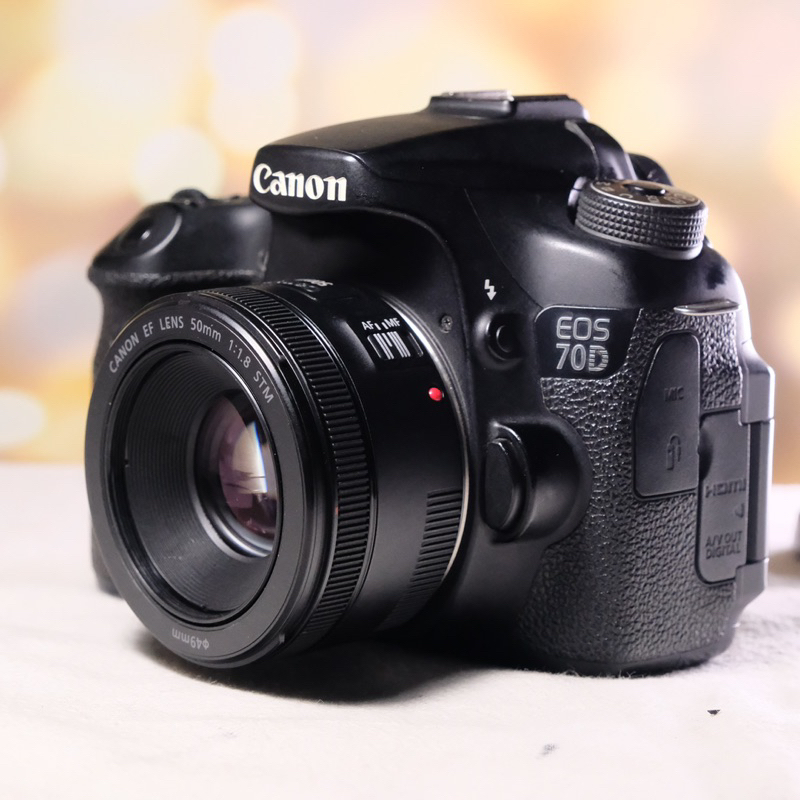 CANON 70d +EF 50mm f1.8 STM (มือสอง) | Shopee Thailand