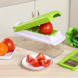Fruit Vegetable Chopper Stainless Steel Onion Potato Food Slice Cutter for Household B_neptune325