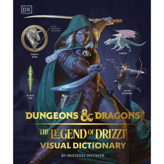 หนังสือภาษาอังกฤษ Dungeons &amp; Dragons The Legend of Drizzt Visual Dictionary Hardcover