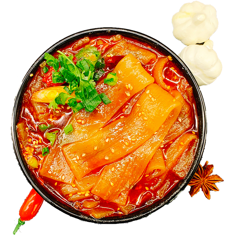 ซื้อ10แถม1-เส้นมันเทศหนึบ-บะหมี่เสฉวนหม้อไฟ-ห่อใหญ่-200g