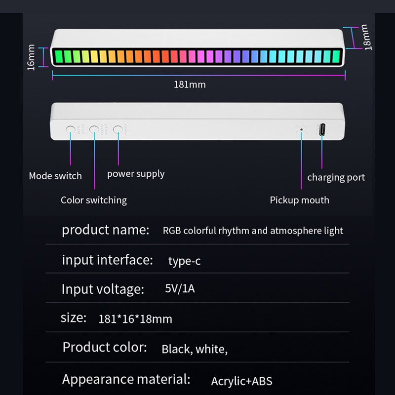 ไฟ-rgb-สั่งงานด้วยเสียง-หลอดไฟ-led-ควบคุมจังหวะ-ด้วย-เสียง-เต้นตามจังหวะเพลง