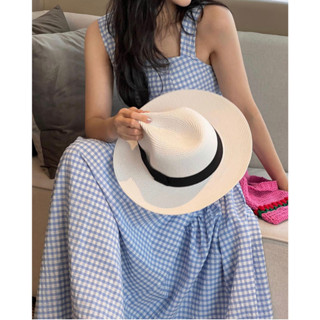 (พร้อมส่ง) Gingham pastel dress 💖🌜 C3883 เดรสเที่ยวทะเล เดรสแขนกุด เดรสน่ารักๆ เดรสสายเดี่ยว