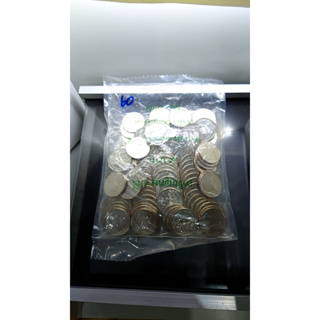 เหรียญยกถุง(100 เหรียญ)เหรียญ 5 บาท หมุนเวียน ปี 2560 ไม่ผ่านใช้