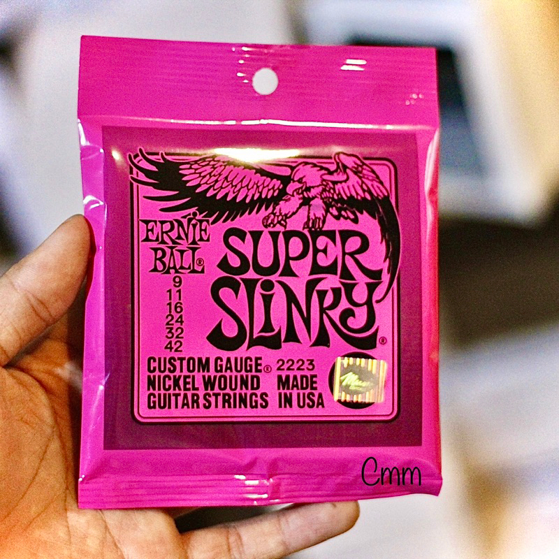 สายกีต้าร์ไฟฟ้า-ernie-ball-สายเบอร9-สายเบอร์10-สายนิกเกิ้ล-เสียงดีราคาประหยัด