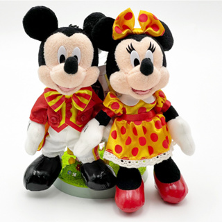 พวงกุญแจคู่มิกกี้ มินนี่เมาส์ Tokyo Disney Sea Funderful 2012 ลิขสิทธิ์แท้ ของสะสมมือสองญี่ปุ่น