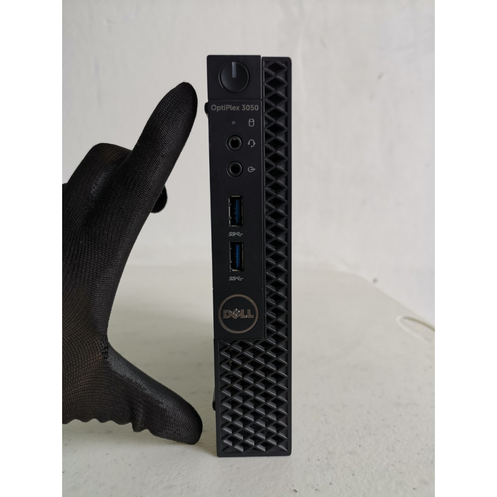 คอมมือสอง Mini PC รุ่น Optiplex 3050 CPU Core i3-6100T @ 3.20  GHz ฮาร์ดดิสก์ SSD มีพอร์ต HDMI  ลงโปรแกรมพร้อมใช้งาน