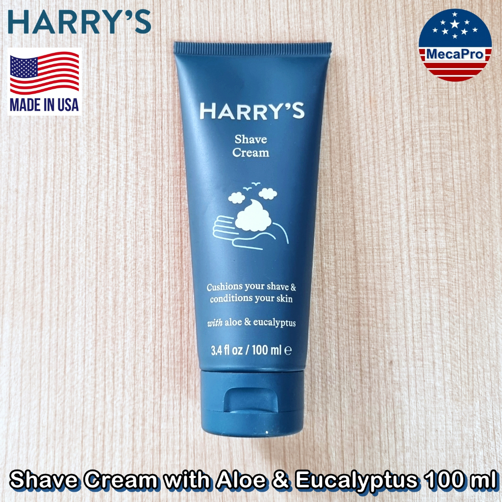 Harry's® Shave Cream with Aloe & Eucalyptus 100 ml ครีมโกนหนวด ผสม
