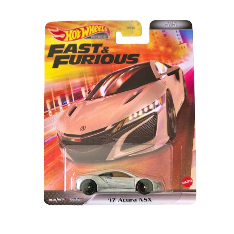 Hot Wheels Fast & Furious Serie 3 - '17 Acura NSX Scala 1/64 (HNR88)