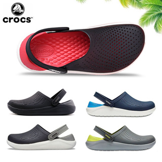 Crocs LiteRide ™ Unisex Duet Sport Clog รองเท้าชายหาดแท้รองเท้าแตะกลางแจ้ง