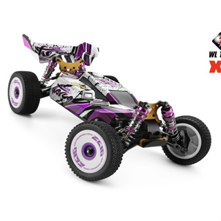 รถบังคับWltoys 124019 แชสซีรถแข่ง ความเร็วสูง 55 กม. ต่อชั่วโมง 1/12 2.4GHz RTR 4WD โลหะผสมอลูมิเนียม รถบังคับทางไกล