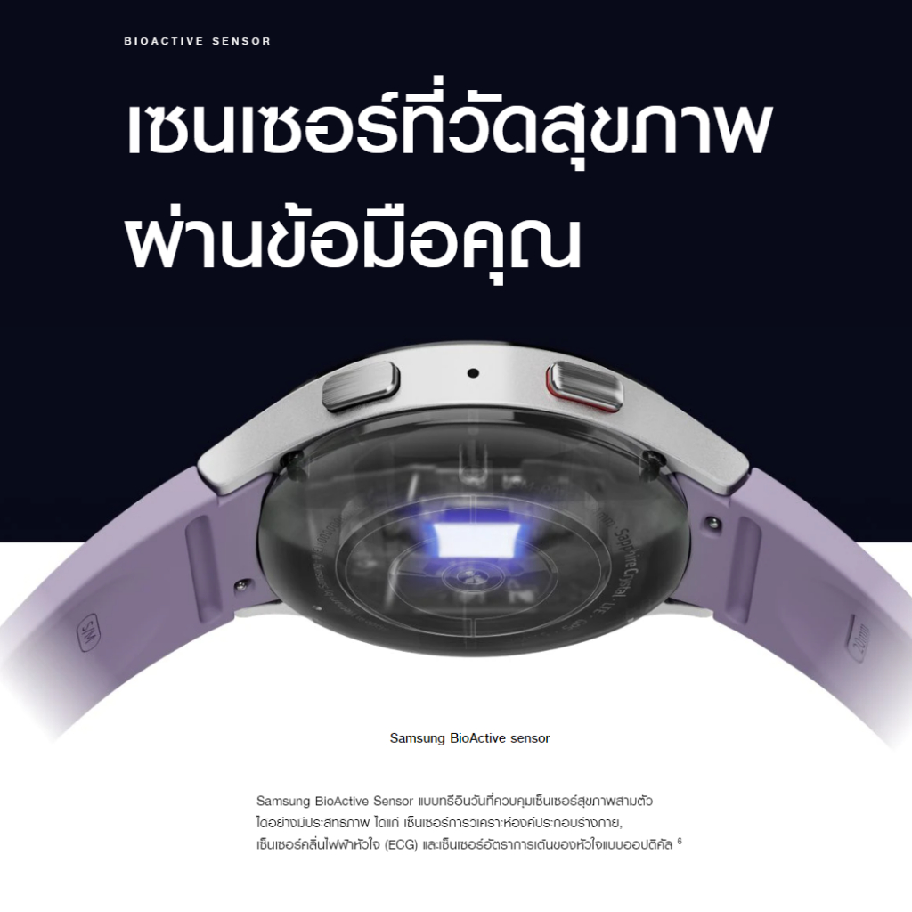 ภาพหน้าปกสินค้าSamsung Galaxy Watch 5 แท้ประกันศูนย์ไทย วัดความดัน คลื่นไฟฟ้าหัวใจ ออกซิเจนในเลือด ของใหม่ จากร้าน akarasan บน Shopee