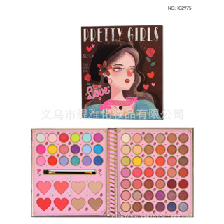 พาเลท อายแชโดว์ PRETTY GIRLS 8+60 PACE & EYES COLOR PALETTE