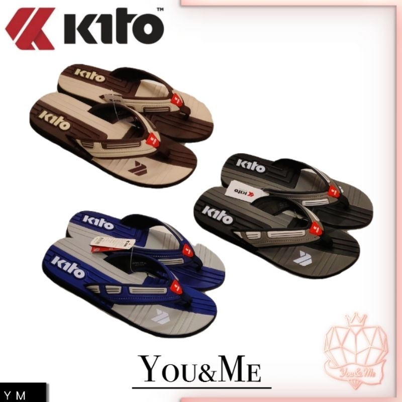 ภาพหน้าปกสินค้าKito รุ่นEM4815 % เก็บเงินปลายทาง รองเท้าแตะ รองเท้ากีโต้ size40-46 รองเท้าแตะแบบหนีบ