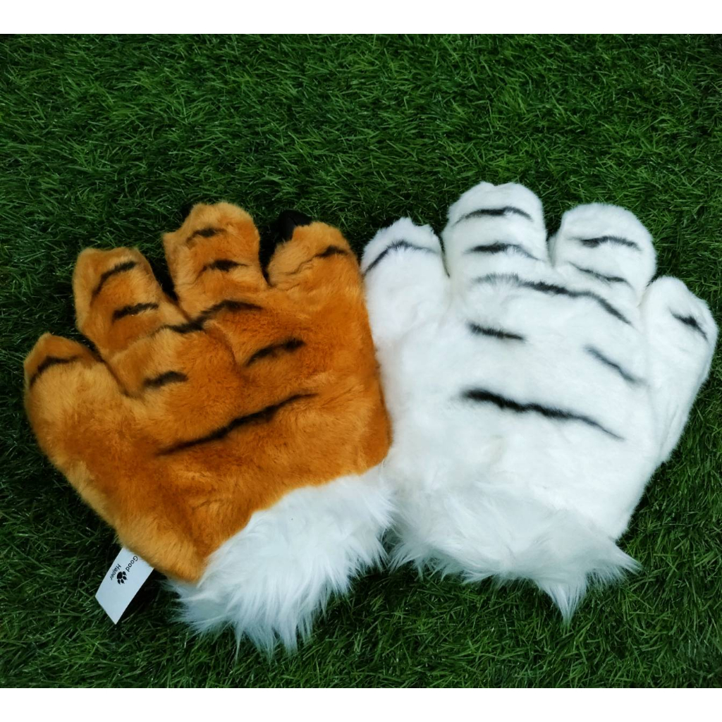 ถุงมือสำหรับกรงเล็บเสือขาวและเสือน้ำตาล-ของเล่น